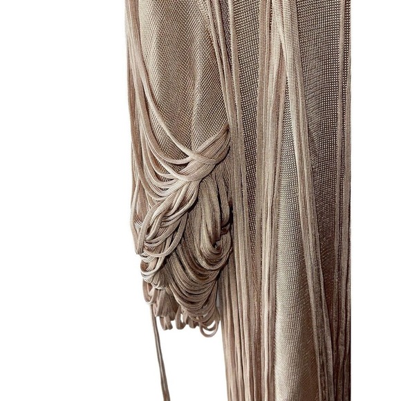 3.1 Phillip Lim Size XS Gold Fringe Lined Party Tunic Top - Picture 6 of 11